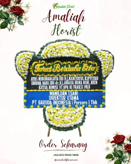 Papan Bunga Duka Bodas